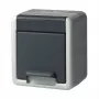 GIRA Schuko Aufputz-Steckdose 444030, einzeln, grau