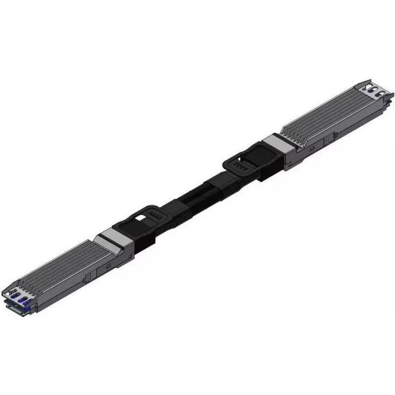 Nvidia MCP4Y10-N00A InfiniBand Glasfaserkabel 0,5 m OSFP Schwarz