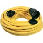 AS Schwabe Stromverlängerungskabel [ Schutzkontakt-Stecker - Schutzkontakt-Kupplung] Gelb 25,00 m 60351 (60351)