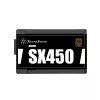 SilverStone SST-SX450-B - Netzteil (intern) - ATX12V 2.4/ SFX12V - 80 PLUS Bronze - AC 90-265 V - 450 Watt - aktives PFC - Schwarz