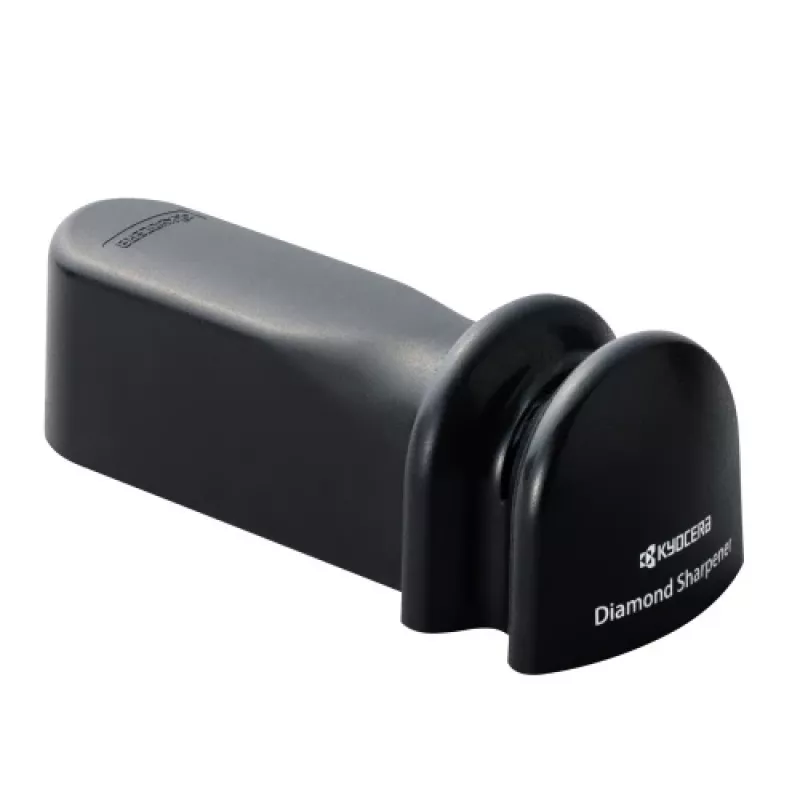 Kyocera RSD-01 BK Diamant-Messerschärfer (für Keramik- und Stahlmesser), Schwarz
