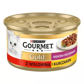 Gourmet Gold - Mix aus Rind und Huhn 85g
