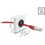 Kabeldurchführung DELOCK Easy 14 mm Durchmesser Modell 91071 für Kabelführung und Tischdurchführung