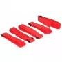 Klettband DeLOCK 18705 Rot 20 mm x 300 mm 5 Stück