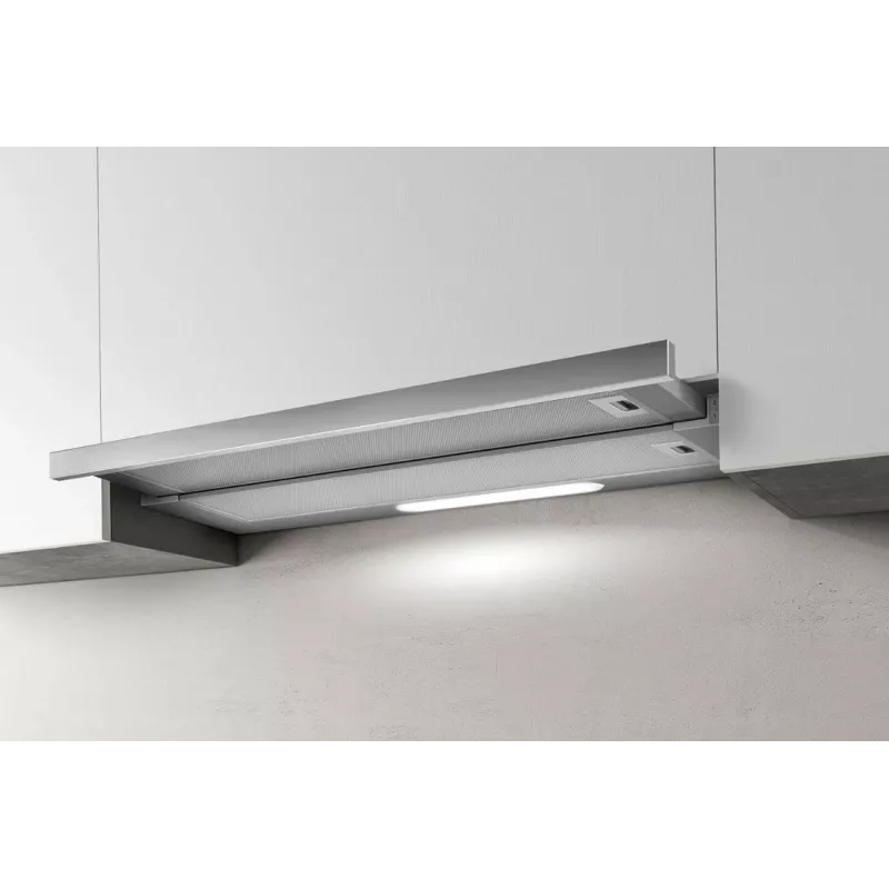 Elica Elite 14 STD GRIX A/90 Semi built-in (pull out) Edelstahl 350 m³/h
