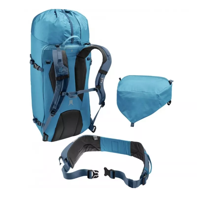 Wanderrucksack DEUTER Guide 34+8 — Fassungsvermögen 34+8 l, Modell Wave‑Ink