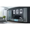 Cama Vitrine VIGO '180' 180/40/30 weiß/grau glänzend