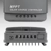 Qoltec, Solar-MPPT-Laderegler mit Temperatursensor 20A 12V/24V Display LCD 2 X USB