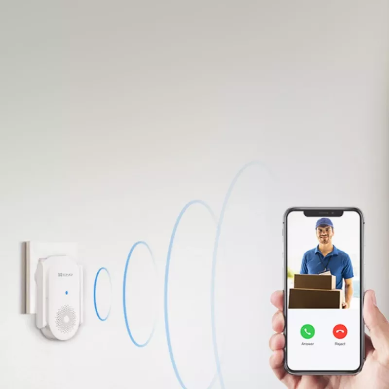EZVIZ CH1 Smart Wi-Fi Chime for Batterie-powered video doorbells