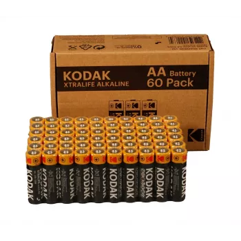 Kodak XTRALIFE Alkali-AA-Batterie (60er-Pack)
