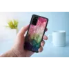 Schutzhülle iKins für Samsung Galaxy S20 – Wasserblumenmuster, schwarz