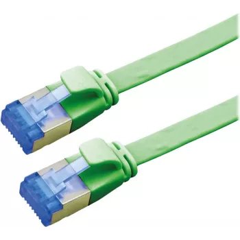 VALUE Patchkabel Cat.6A (Klasse EA) FTP, extraflach, Grün, 2 m (21.99.2142)