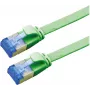 VALUE Patchkabel Cat.6A (Klasse EA) FTP, extraflach, Grün, 2 m (21.99.2142)