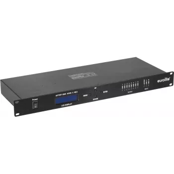 Beleuchtungsnetzwerkknoten EUROLITE Art-Net DMX 70064843 — 8 DMX-Ausgänge über Ethernet