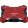Externe SSD ADATA SD620 1 TB, tragbar USB 3.2 Gen 2 (Micro-USB B), Lesegeschwindigkeit 520 MB/s, Schreibgeschwindigkeit 460 MB/s, stoßfest, Rot