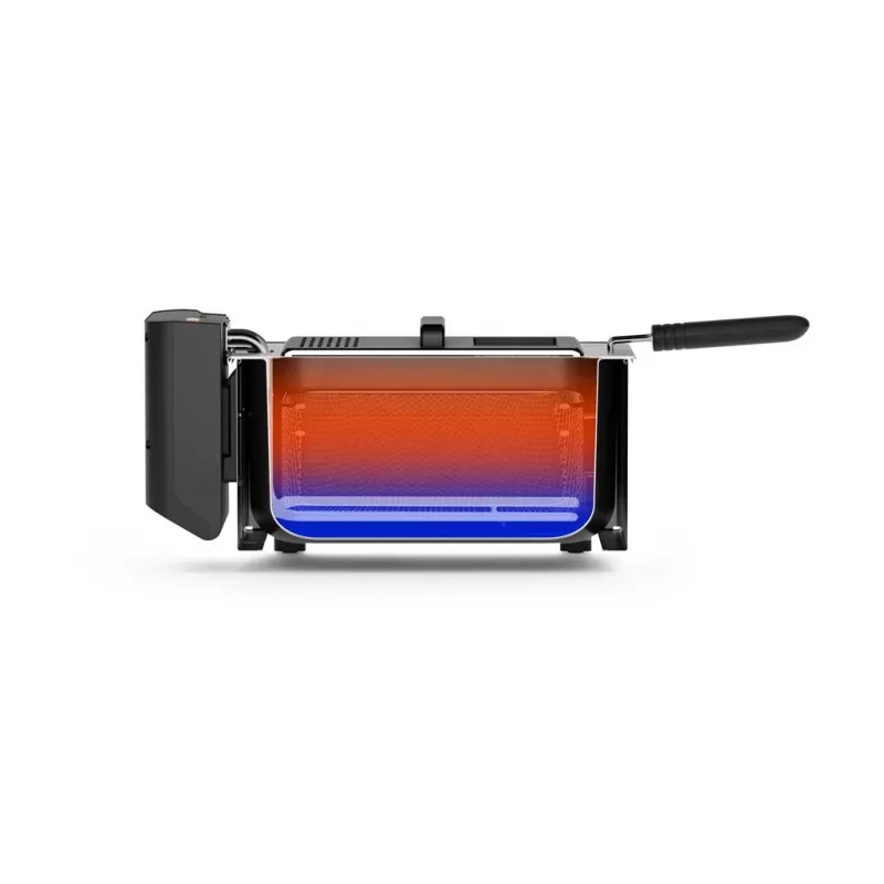 Tristar Fritteuse | FR-9338 | Leistung 2000 W | Fassungsvermögen 3 L | Edelstahl/Schwarz