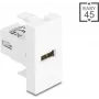 USB 2.0 Typ-A auf Typ-A Kabeladapter, DELOCK 90908, geschirmt, USB 2.0