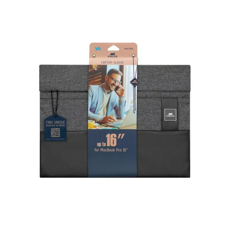 Sleeve Case Rivacase 8805 40,6 cm (16 Zoll) Schwarz