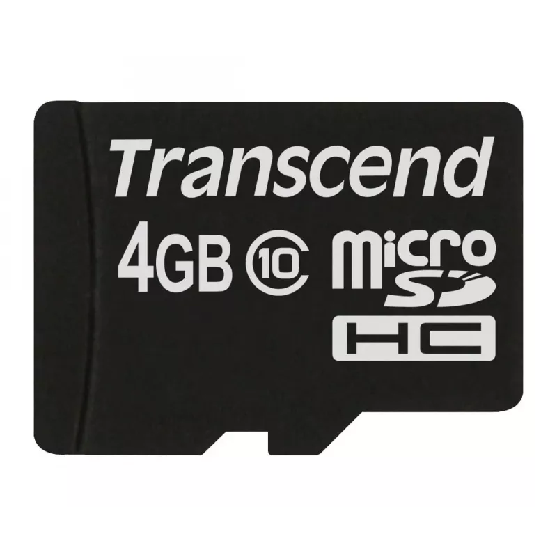 Flash-Speicher Transcend 4GB MicroSDHC Class 10 TS4GUSDC10