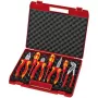 Knipex Zangen-/Werkzeugset 7-tlg. Mehrkomponentenhüllen/beschichtetes Etui VDE