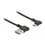 USB-Kabel DeLOCK EASY-USB 2.0 Typ-A auf Micro-B Stecker 2 m Schwarz