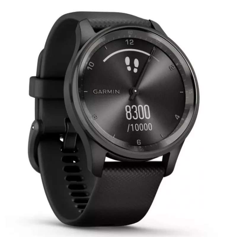 Garmin vivomove Trend LCD 40 mm Hybrid 254 x 346 Pixel Touchscreen Schwarz GPS (Satellit)