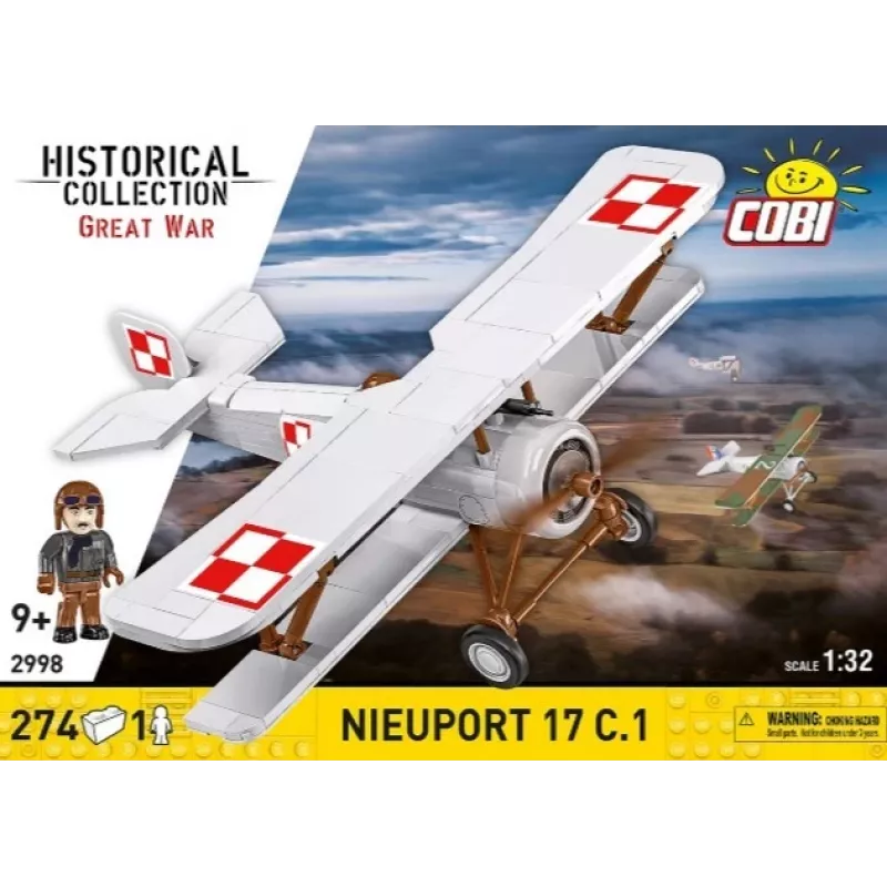 Cobi Bausteinset Nieuport 17 C.1 274-teiliges Modellbauset
