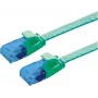 VALUE Patchkabel Cat.6A (Klasse EA) UTP, extraflach, Grün, 2 m (21.99.2042)