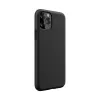 Silikonhülle Devia Nature Series für iPhone 12 Pro Max – schwarz, Soft-Touch-Schutzhülle
