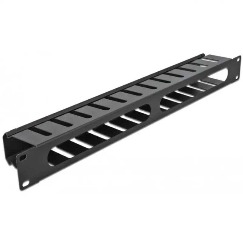 Kabelmanagement-Panel DeLOCK 19 Zoll 66550 schwarz 1HE