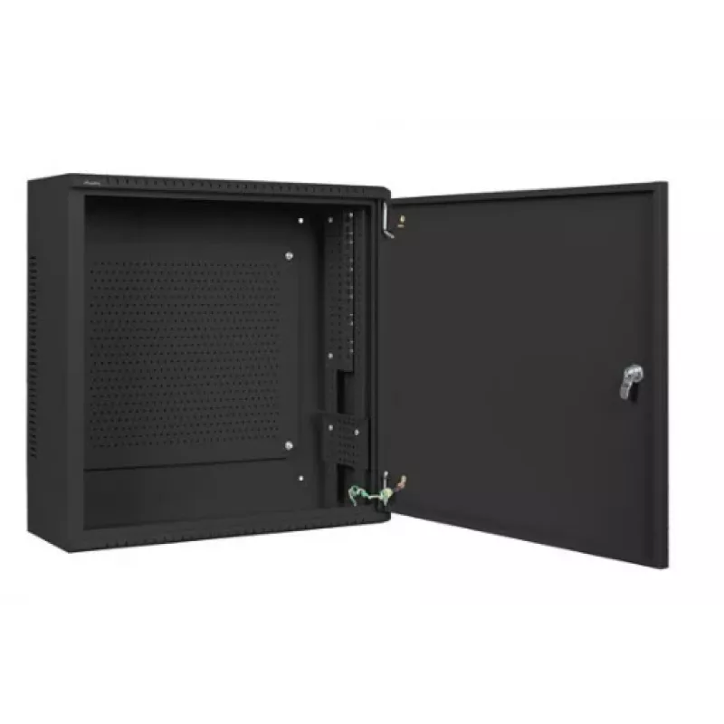 Lanberg WAF1-5203-06-00B Schrankgehäuse 6U Wandgehäuse Schwarz