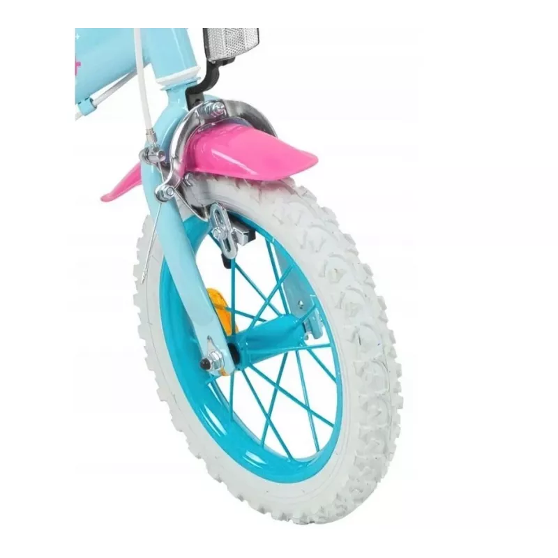 Kinderfahrrad Toimsa 1297 mit 12-Zoll-Schaumstoffrädern, 4 Rädern, Korb, Kettenschutz, Schutzblechen — My Little Pony