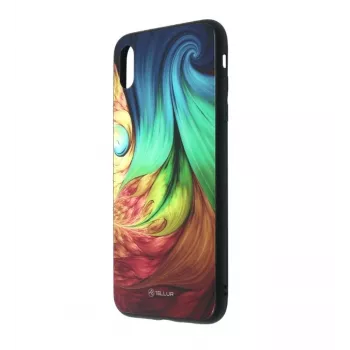 Displayschutzglas Tellur Cover Glass print für iPhone XS Max — bedrucktes gehärtetes Glas