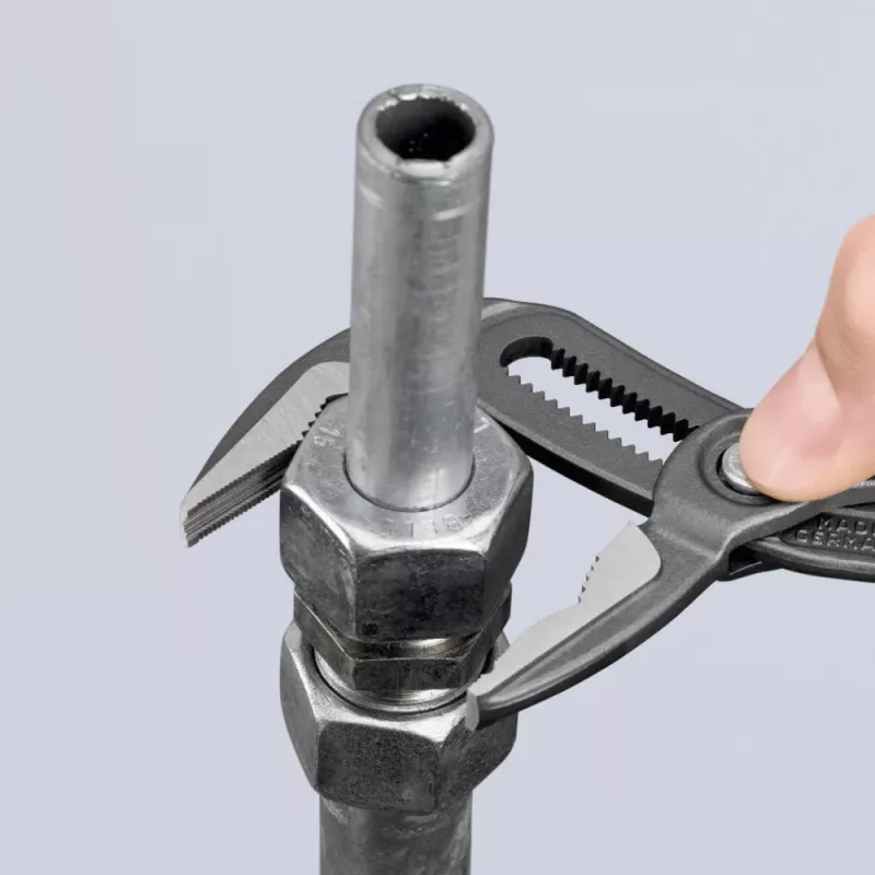 Wasserpumpenzange Knipex Cobra ES 87 51 180 SB – einstellbares Maul 0–45 mm