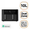 Xiaomi Dual Zone EAN Heißluftfritteuse 10 L 2700W Gesamtleistung Schwarz