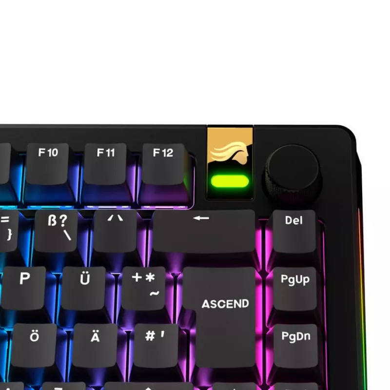 Keycaps GLORIOUS GPBT Basics — PBT-Tastenkappen-Set, DE-ISO-Layout, schwarz