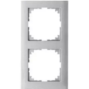 MERTEN M-Pure-Rahmen 2-fach Aluminium MEG4020-3660 MEG4020-3660 (MEG4020-3660)