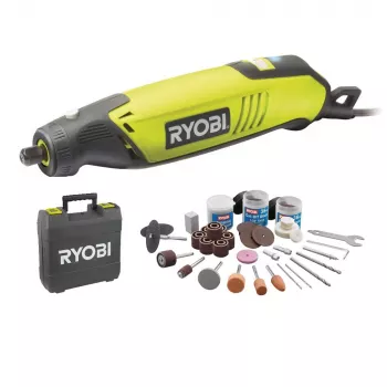 RYOBI EHT150V Geradschleifer 150W, Set mit 115 Zubehörteilen