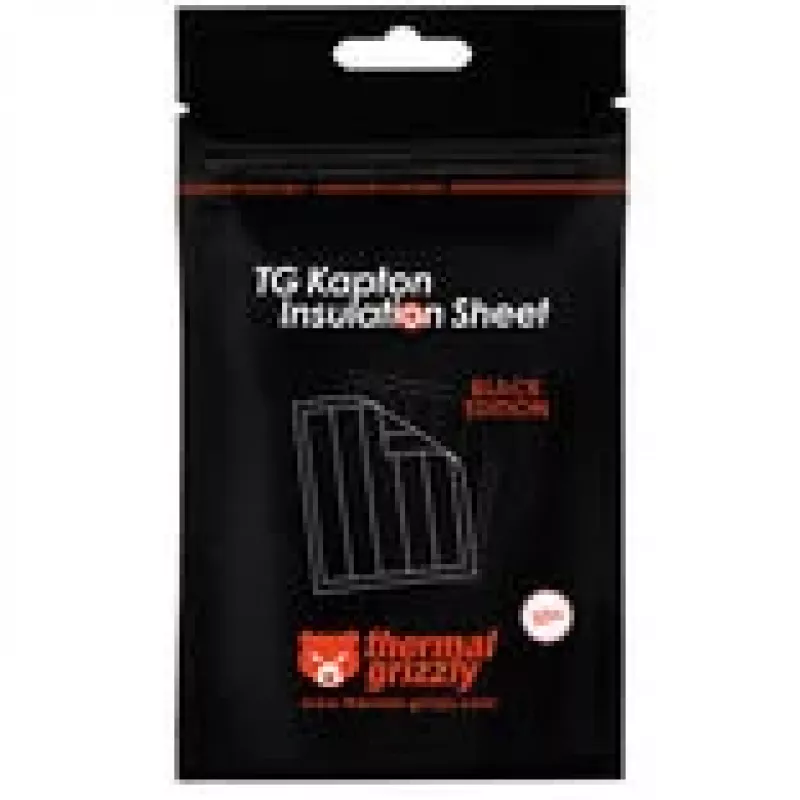 Thermal Grizzly Kapton Isolierfolie 10 x 60 mm, 50 Stück, schwarz