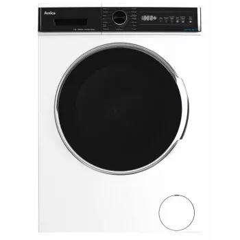 Freistehende Waschmaschine AMICA WA3S712BLiSHB, 7 kg, 1200 U/min, 2100 W, LED-Anzeige, schwarze Tür