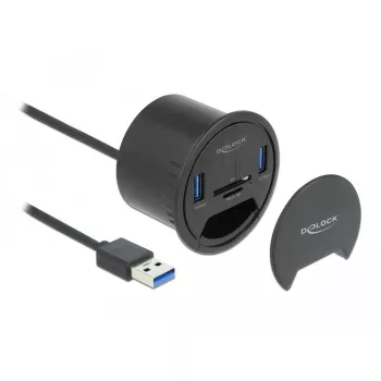 Steckdose DeLOCK 64152 Schwarz 1 Stück Box