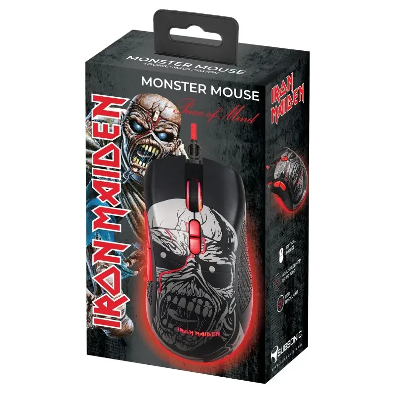 Gaming-Maus Subsonic Iron Maiden Piece Of Mind USB