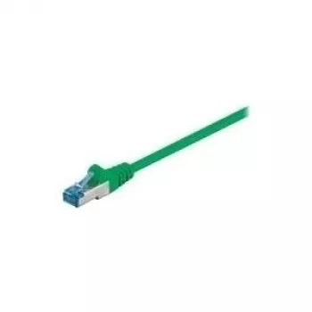 Wentronic Goobay CAT 6a Patchkabel, S/FTP (PiMF), Grün, 5 m - LSZH Halogenfrei, Kupfer (93816)