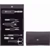 ZWILLING Classic Edelstahl Reise-Maniküreset 97646-008-0, violette Hülle, 7-teilig