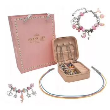 Perlen- und Armband-Bastelset Extralink 66-teiliges Charms-Set mit Aufbewahrungsbeutel