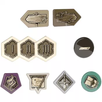 Acrylic-Token für das Brettspiel The Witcher: Path of Destiny — Go on board — kompatibles Zubehör, Verpackung 300×38×132 mm
