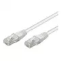 Wentronic Goobay CAT 6 Patchkabel, U/UTP, Weiß, 10 m - CCA Kupfer-Gemisch (68634)