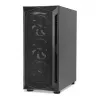 PC-Gehäuse IBOX LUPUS 27 Midi Tower ATX, gehärtetes Glas, RGB, 455×200×380 mm, unterstützt ATX, GPU bis zu 32 cm
