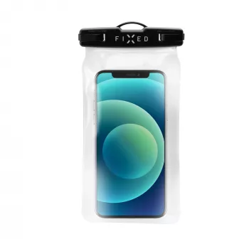 Schützende, wasserdichte Universal-Handyhülle FIXED Fixed Float — Schwarz, Universalpassform, wasserdichte Hülle
