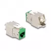 DeLOCK 88116 Keystone-Modul Flach Grün RJ-45 10 Stück